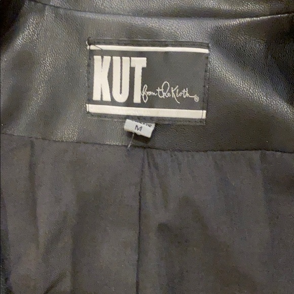 KUT from the Kloth faux leather jacket - Picture 3 of 10